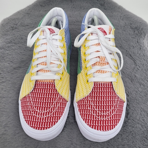 Vans Pride Sk8-Mid Men White Sneakers - Picture 3 of 6